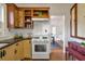 Charming kitchen with bright cabinetry, plentiful countertop space, and a gas range at 636 Cameron Street Se St, Atlanta, GA 30312