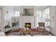 Bright living room featuring a fireplace and windows at 636 Cameron Street Se St, Atlanta, GA 30312