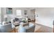 Cozy living room with neutral decor, stylish furniture and large windows at 636 Cameron Street Se St, Atlanta, GA 30312