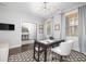 Bright office with hardwood floors, modern lighting, and large windows with stylish curtains at 410 Concord St, Alpharetta, GA 30009