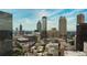 An aerial view of the downtown skyline at 898 Oak Sw St # 3204, Atlanta, GA 30310