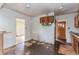 Kitchen space with outdated features, offering an exciting opportunity for a complete remodel and custom design at 1913 Flintwood Se Dr, Atlanta, GA 30316