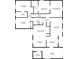 Floor plan showcasing layout of bedrooms, bathrooms, kitchen, living room, and garage dimensions at 2021 Sherwood Dr Se, Marietta, GA 30062