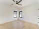 Minimalist bedroom design with hardwood floors, recessed lights and large windows at 2551 Kilgore Rd, Buford, GA 30519