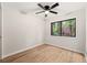Bedroom with ceiling fan and window with a view of the outdoors at 3430 Rocky Springs Ct, Marietta, GA 30062