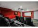A luxurious home theater featuring tiered seating, perfect for immersive entertainment experiences at 704 Branchview Ct, Mcdonough, GA 30252