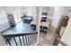 Bright kitchen featuring a granite island with stool seating and a built-in kitchen nook at 4535 Sunflower Cir, Cumming, GA 30040