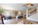 Bright open floor plan with a modern kitchen and spacious living area at 4535 Sunflower Cir, Cumming, GA 30040