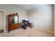 Spacious home office features carpet, a desk, a hutch, and natural lighting from the window at 4535 Sunflower Cir, Cumming, GA 30040