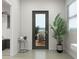 Entryway hall with a patio view, plant, and modern accents at 1161 Dahlonega Hwy # 3, Cumming, GA 30040