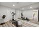 Gym with workout equipment and mirrored wall at 3260 Kingshouse Commons, Johns Creek, GA 30022