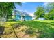 Backyard with large grass area at 5150 Wheat Ne St, Covington, GA 30014
