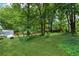 Beautiful backyard with lush green grass and mature trees, perfect for outdoor enjoyment at 2080 Bankston Cir, Snellville, GA 30078