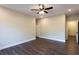 A relaxing bedroom features hardwood floors and ample closet space at 269 Highway 11, Social Circle, GA 30025