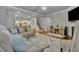 Living room offering a view of the staircase at 4511 Bridgeway Rd, Atlanta, GA 30331