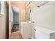 Well-maintained bathroom features vanity, toilet, and tile flooring at 3551 Cindy Way, Rex, GA 30273