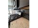 Close up of the stove and dark backsplash in a modern kitchen at 261 Cole Ne St, Marietta, GA 30060