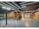 Unfinished basement offering flexible space for storage or future customization at 3021 Mills Ridge Dr, Canton, GA 30114