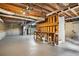 Unfinished basement with exposed ceiling and equipment at 3021 Mills Ridge Dr, Canton, GA 30114