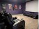Home theater room with reclining seating, movie screen, and surround sound, perfect for movie nights at 322 Woodridge Pass, Canton, GA 30114