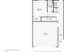 Floor plan featuring garage, bedroom, bathroom, laundry room and foyer at 1290 Nervi Nw Mews, Atlanta, GA 30318