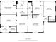 Detailed floor plan showcasing layout with kitchen, living room, bedrooms, and dimensions for easy visualization at 2826 Ben Hill Rd, Atlanta, GA 30344