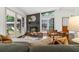 Inviting living room with wood floors, fireplace, large windows, and comfortable seating for relaxation and enjoyment at 3580 Raymond Dr, Atlanta, GA 30340