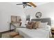 Spacious bedroom features vaulted ceilings, neutral decor, and trendy decor at 3580 Raymond Dr, Atlanta, GA 30340