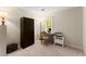 Bedroom showcasing a workstation with desk and neutral decor at 1540 Kinglet Ln, Marietta, GA 30062