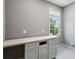Bright desk area with custom cabinets, perfect for a home office or study space at 2153 Cooper Lake Se Rd, Smyrna, GA 30080