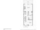 Floor plan showcasing a living room, kitchen, dining room, deck and balcony on the second floor at 1858 Preserve Way, Atlanta, GA 30341
