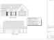Detailed front and right elevation architectural drawing showcases house design at 7947 Post Rd, Winston, GA 30187