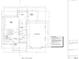 First floor plan layout with dimensions, showing the kitchen, great room, and 3 car garage at 7947 Post Rd, Winston, GA 30187