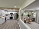 Open-concept living room with modern finishes and neutral decor at 1387 Renee Dr, Decatur, GA 30035
