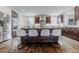 Spacious kitchen featuring a center island with seating, stainless steel appliances, and hardwood floors at 937 Rosedale Ne Rd, Atlanta, GA 30306