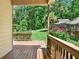 Relaxing back deck overlooking a lush, green backyard at 34 Laurel Ne Way, White, GA 30184