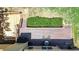 Aerial view of deck features outdoor seating and well maintained landscaping at 34 Laurel Ne Way, White, GA 30184