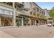 Retail shops in Buckhead, showing covered walkways, planters, and window displays, inviting pedestrian traffic along the cobblestone street at 635 Broadview Ne Pl, Atlanta, GA 30324