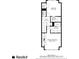 Floor plan of the house displaying the bedroom, bathrooms, and primary bedroom layout at 635 Broadview Ne Pl, Atlanta, GA 30324