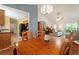 Open-concept dining area connects to the kitchen and living room, perfect for entertaining at 2395 Holly Branch Dr, Cumming, GA 30040