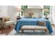 Comfortable main bedroom features neutral decor and bright windows at 270 Park Bridge Ln, Roswell, GA 30075