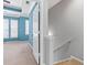 View of a spacious bedroom through an open door near a staircase at 1107 Park Row South Se, Atlanta, GA 30312