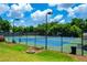 Well-maintained community tennis courts surrounded by lush greenery at 4108 Wyndam Hill Dr, Suwanee, GA 30024