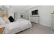 Bedroom with tray ceiling and decor at 537 Garnet Dr, Acworth, GA 30101