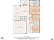 Layout of a 1239 sq ft home with three bedrooms, a living room, a dining area, and a kitchen at 942 Village View Cir, Loganville, GA 30052