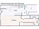 Main level floorplan showing kitchen, living room, half bath, and laundry room at 10151 Benton Woods Dr, Covington, GA 30014
