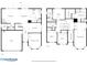 Comprehensive floorplan highlighting the arrangement of the kitchen, Gathering room, dining room, garage, and bedrooms at 29 Lankford Rd, Tucker, GA 30084