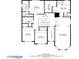 Detailed floorplan showcasing the layout of the bedrooms, bathrooms, and primary bedroom, including dimensions and spatial relationships at 29 Lankford Rd, Tucker, GA 30084