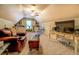 Upstairs bonus room offers extra storage, a vaulted ceiling with fan, and space for relaxing or activities at 95 Weslyan Way, Oxford, GA 30054
