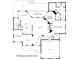 Layout of main floor including kitchen, living room, primary bedroom, and outdoor screened-in porch, dining, and office space at 95 Weslyan Way, Oxford, GA 30054